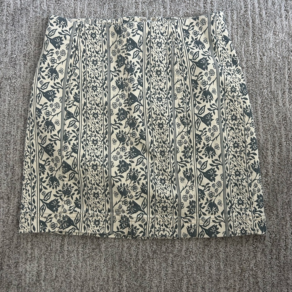 Free People denim skirt. Size 2.